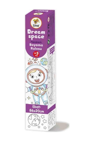 Carioca 4'lü Boyama Seti +lino Yapışkanlı Boyama Kağıdı 86x20 Cm Dream Space