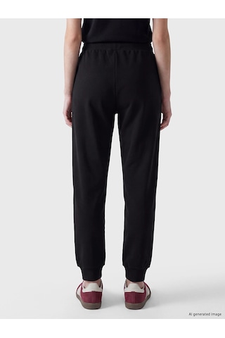 LC Waikiki Xsıde Siyah Kadın Kalın Jogger Eşofman Altı New Bla