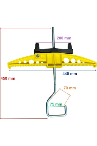 Araç Üstü Merdiven Taşıma Kelepçesi