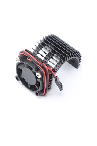 Folinda 1/10 Hsp Rc Araba Motor Soğutucu Seti 540/550 3650/3660 Motorlar İçin Alüminyum-plastik Jst Bağlantı Siyah Ksx4286