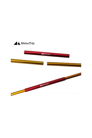 Geeksen Alüminyum Çadır Çubuğu Tamir Tüpü - Kırık Çubuğa Acil Yardım, Dayanıklı, 8.5mm Ve Altı Çaplar İçin, Kırmızı Kırmızı