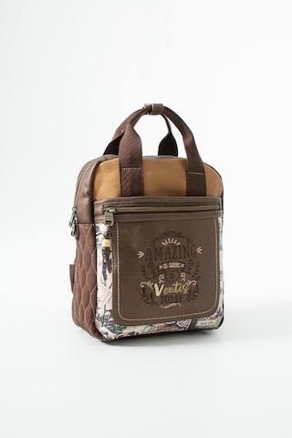 Baginn Vegan Deri Sırt Çantası Amazing Ventis 30 27 Cm Retro Vegan Deri İster Elde Sırt Sırtta Fonksiyonel Kahverengi