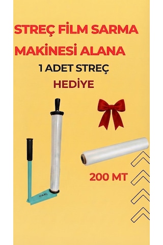 Glc Palet Streç Film Sarma Aparatı +streç Film Oval Mavii