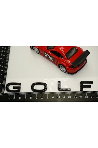 Volkswagen Golf7 Bagaj 3M 3D Yeni Nesil Parlak Siyah ABS Yazı Log