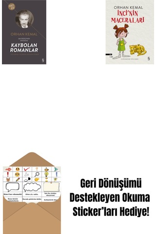 Kaybolan Romanlar + İnci'nin Maceraları + Okuma Sticker'ları