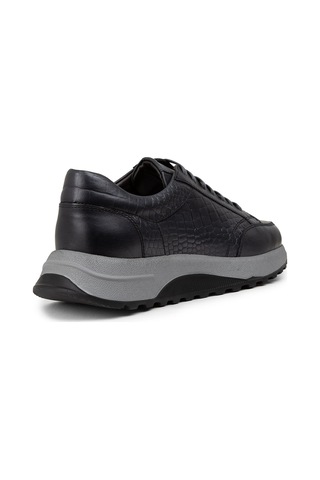 Deery Hakiki Deri Gri Erkek Sneaker Ayakkabı - 01984Mgrıe01 Gri