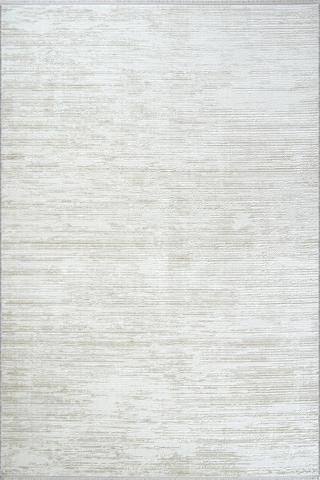Doku 2101 Bej - Modern Dokulu Akrilik Halı Bej
