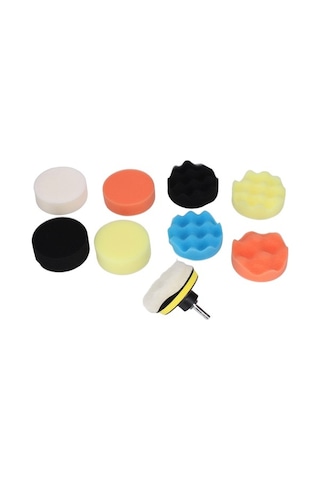 Besthome1 3 İnç Araba Cilalama Seti: Köpük Ve Yün Pedler, Parlatma, Cilalama Ve Koruma