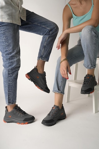 Muggo North Unisex Garantili Trekking Outdoor Ayakkabı Füme