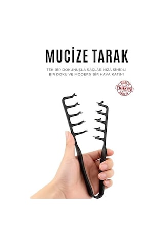 Professional Mucizevi Tarak Ve Hair Stick Wax İkili Set