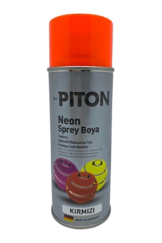 Piton Neon Sprey Boya 400 Ml 256455 Kırmızı