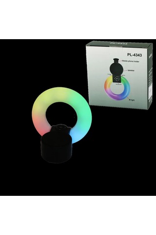 Jenerik Bluetooth Mini Hoparlör Usb Şarjlı Led Işıklı Telefon Tutucu