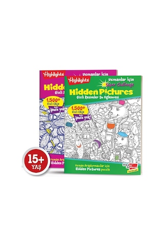 Focus_Gelişim Uzmanlar Için Hidden Pictures 2'Li Set