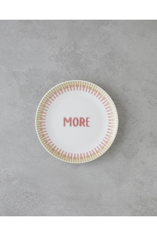 English Home Amore Porselen 6'lı Pasta Seti 19 Cm Pembe - Yeşil Pembe - Yeşil