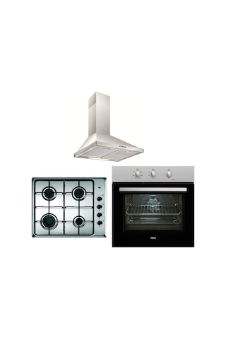 Teka Chef 1 Ankastre Set (HE 715 SS - HLX 60 4G AI AL - DF 60) 64000460
