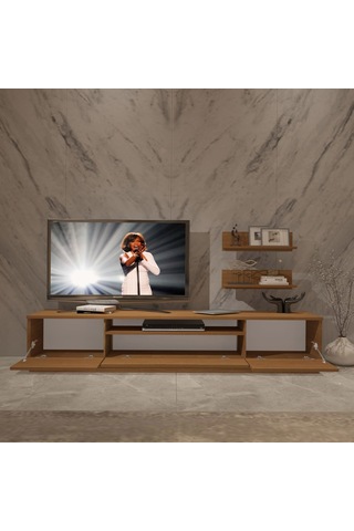Decoraktiv Trio 4s Mdf Tv Ünitesi Tv Sehpası Ceviz