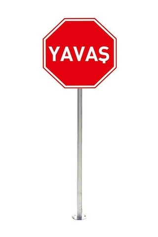 Ayna Direği Trafik Levhası Direği Flanşlı Boru Trafik Otopark Direk 2.5 Metre Kırmızı