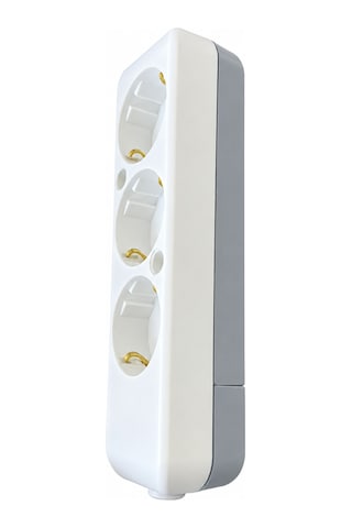 5 Metre 3'lü Topraklı Uzatma Priz 3x1,5 Mm² Tam Bakır Kablo Elektrikli Soba Isıtıcı Ev Ofis Için Güçlü Uzatma Kablosu Beyaz - 939004791 4 - 5 M