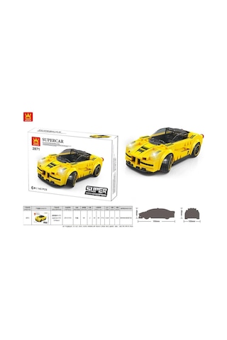 2871 Wange Super Car Laferrari / 151 Parça / +6 Yaş