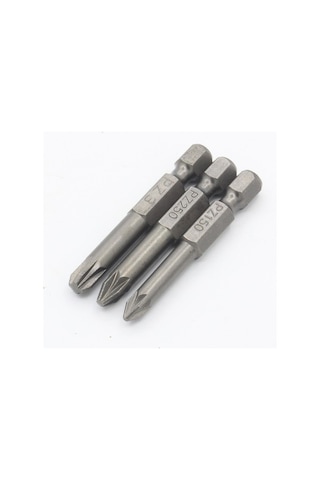 Pz1-1 Adet Uzun 50 Mm Pz1 Pz2 Pz3 Tornavida Bit Manyetik Pozidriv Pozi Tornavida Seti 1/4 "hex Shank S2 Güç Dereotu Aracı Hrc60 4436