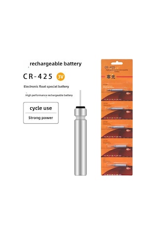 Teltree Cr425 Işıklandırılmış Balık Tutma Aküsü - Yüksek Kaliteli Gecelik Balıkçılık Pili, Hafif Ve Dayanıklı, 1 Adet