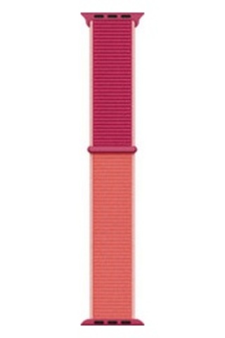 Apple Watch 42mm Uyumlu Krd-03 Hasır Kordon - Pomegranate