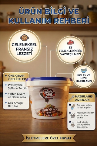 Demi Glace Sos 1000 G X 8 Adet - 1 Koli Koli Bazlı Avantaj Paketi