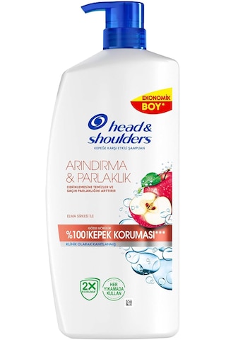 Head & Shoulders Arındırma & Parlaklık Kepeğe Karşı Etkili Şampuan 800 ML