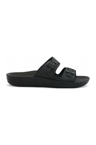 Ceyo 2142-9890 Tam Anatomik Unisex Hac Ve Umre İçin Dikişsiz Terlik Siyah