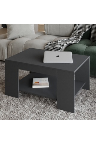 Lina Orta Sehpa Modern Minimal Tasarım Antrasit