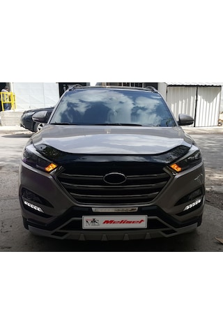 Hyundai Tucson Ön Kaput Rüzgarlığı 2015-2020 Yılı Arasına Uyumludur + Kaput Koruyucu