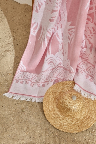 Karaca Home Palm Tree Plaj Havlusu Mercan 200.22.11.0319