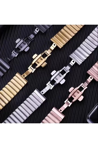 Newface Apple Watch Uyumlu 38mm Kr413 Fine Steel Kordon - Gümüş