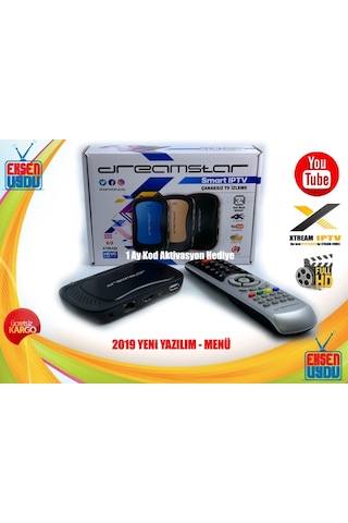Dreamstar Smart Ip Çanaksız Full Hd Uydu Alıcısı