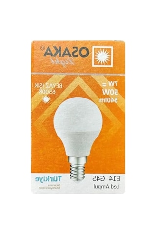 3 Adet 7w E14 Led Mini Ampul, Beyaz Işık Seçeneği -
