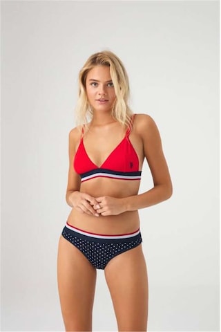 U.S. Polo Assn. U.s Polo Assn. 66253 Kadın Büstiyer Slip Takım-kırmızı Kırmızı