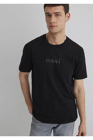 Mavi Regular Siyah Erkek T-shirt M0612732-900 Siyah