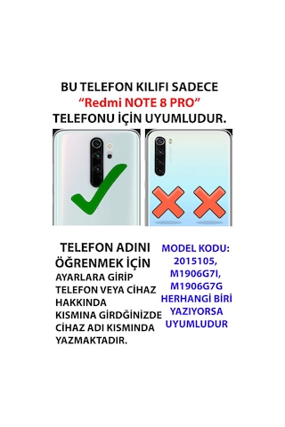 Redmi Note 8 Pro Uyumlu Mustafa Kemal Atatürk Kolajları Baskılı Silikon Kılıf