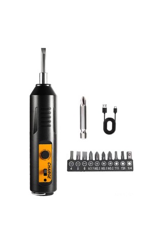 Symbee Şarj Edilebilir Mini Elektrikli Tornavida Seti - 2000mah Pil, Usb Şarj, 7 Uçlu