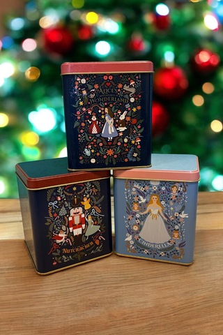 Evle Tales Desenli 12x12x13 Cm Metal Dekoratif Kutu