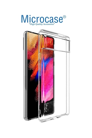 Microcase Google Pixel 6 0.2 Mm Ince Silikon Kilif - Seffaf 537794035