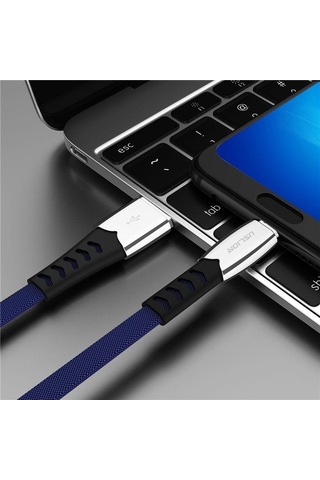 Ios Mikro Tip-c Kablo İçin 1.8m Yıldırım Usb Şarj Cihazı Şarj Veri Senkronizasyon Kablosu Type-c