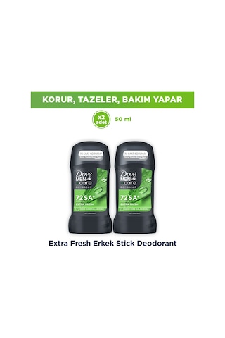 Dove Men +care Erkek Stick Deodorant Extra Fresh 50 Ml X2