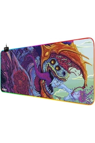 Digipod Rgb Oyuncu Mousepad Rgb Gaming Oyuncu Mouse Pad Kaymaz Taban 70 X 30 4mm Kalınlık 003