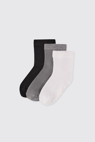 Panço Unisex Bebek 3'lü Soket Çorap Seti renkli