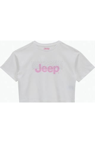 Jeep Beyaz Kız Çocuk Baskılı T-shirt J5sg-tst7525