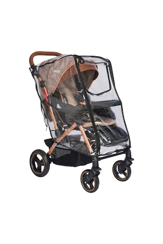 Malzek Ultra Lüks Fermuarlı Bebek Arabası Yağmurluğu Şeffaf
