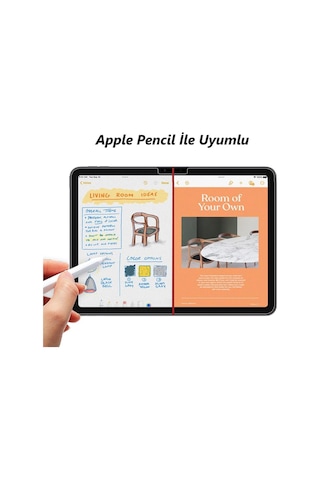 Apple Uyumlu iPad Air 11 İnç Ekran Koruyucu Paperlike Kağıt Hissi
