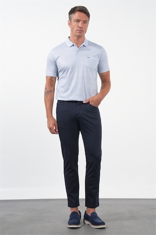 İmza Lacivert Yan Cep Örme Slim Fit Casual Pamuklu 5 Cep Pantolon 1003260906