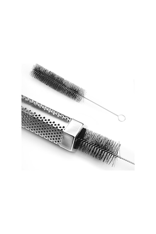 Jeemson 304 Paslanmaz Çelik Füme Tüpü, Dışarıda Izgara İçin Soğuk-ısı Fümeleyici, 5 Saat Süreli, Çeşitli Aromalı Odunlarla Kullanıma Uygun Çok Renkli